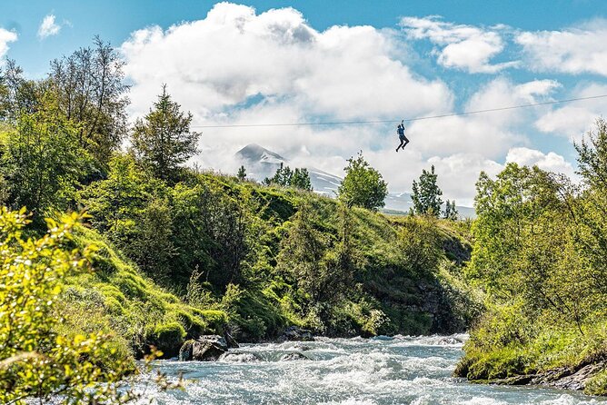 Zipline Adventure Through Glerárgil River Canyon in Akureyri Town - Booking, timing, and cancellation details