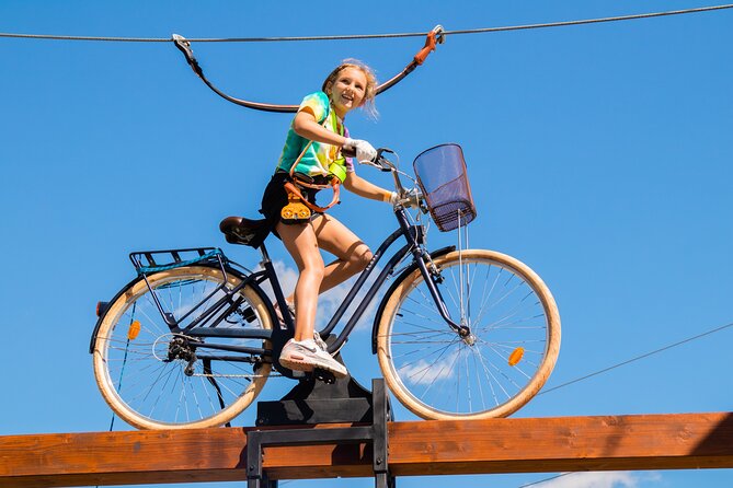 Zipline and Adventure Tower at Ryze Adventure in Missouri - Ziplines and zip challenges are height-dependent