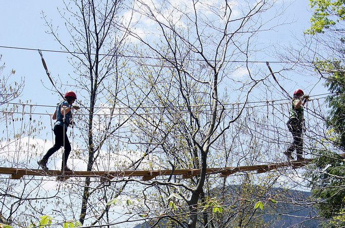 Zipline Canopy Tour- ArborTrek at Smugglers Notch Resort - Green Mountain views are part of the price