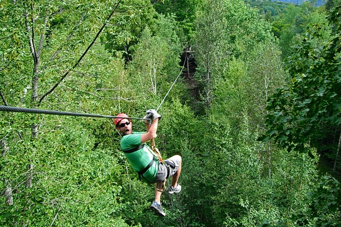 Zipline Canopy Tour- ArborTrek at Smugglers Notch Resort - Ground School comes before the trees