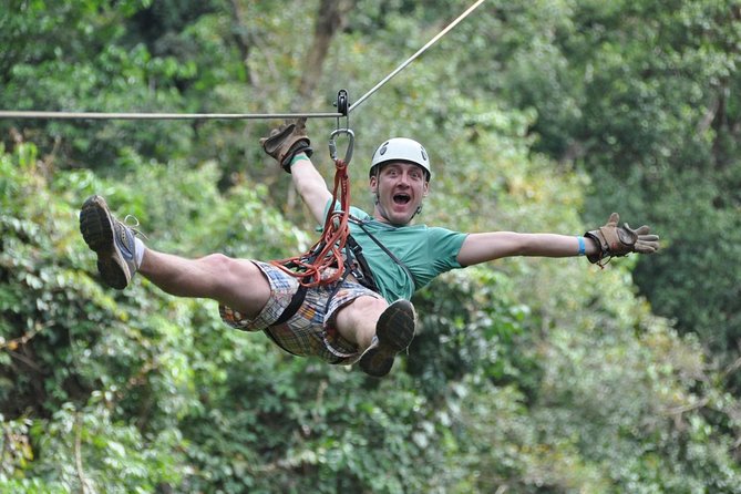 Zipline Canopy Tour & Tortuguero Canal Boat tour. Shore Excursion from Limon - Slow wildlife watching on the Tortuguero Canal