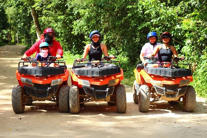 Zipline, Cenote and ATV Adventure with Pickup - What happens at the jungle park