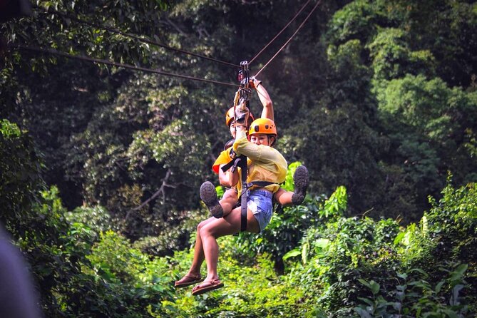 Zipline & Coffee with Waterfall Views in Koh Samui - Eight lines through the Koh Samui canopy