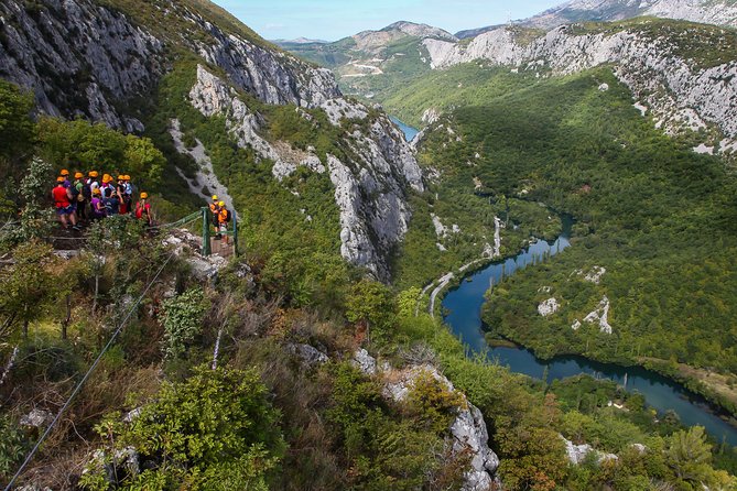 Zipline Croatia: Cetina Canyon Zipline Adventure from Omis - Flying through the Cetina Canyon