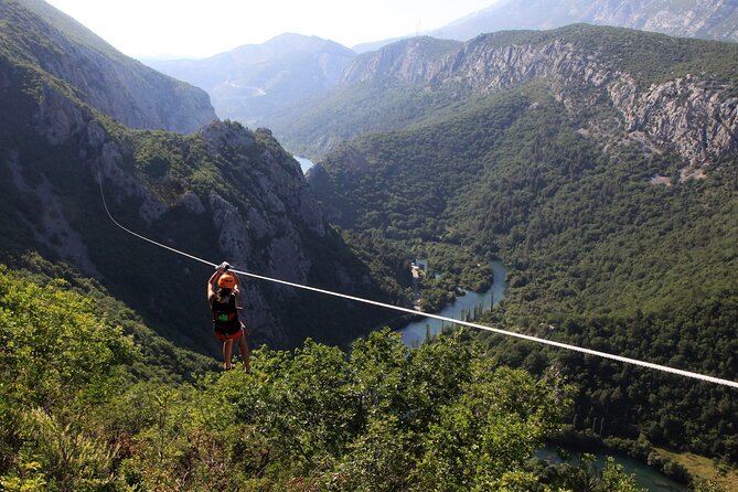 Zipline Croatia: Cetina Canyon Zipline Adventure from Omis - The views are the real payoff