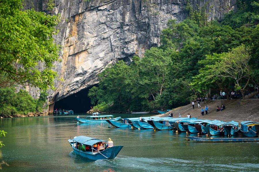 Zipline Dark Cave & Phong Nha Cave Tour : Dong Hoi/Phong Nha - Dark Cave starts with a zipline and a swim