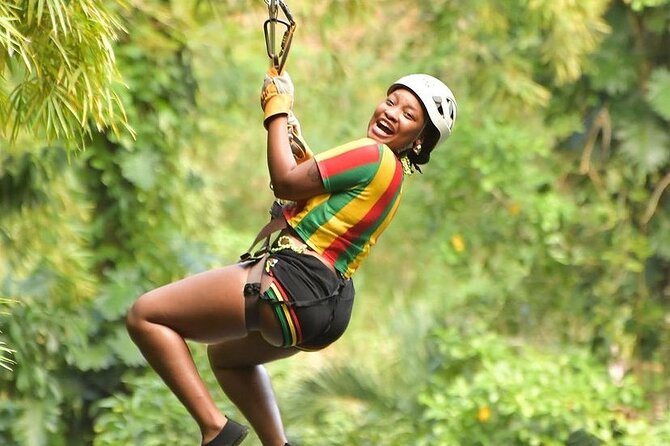 Zipline, Dunn’s River Falls, Bamboo Rafting & Horseback Ride Tour - A full Jamaican day in four to five hours