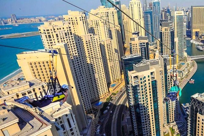 Zipline Experience in Dubai Marina with 1 Way optional Transfers - How the value compares with the price