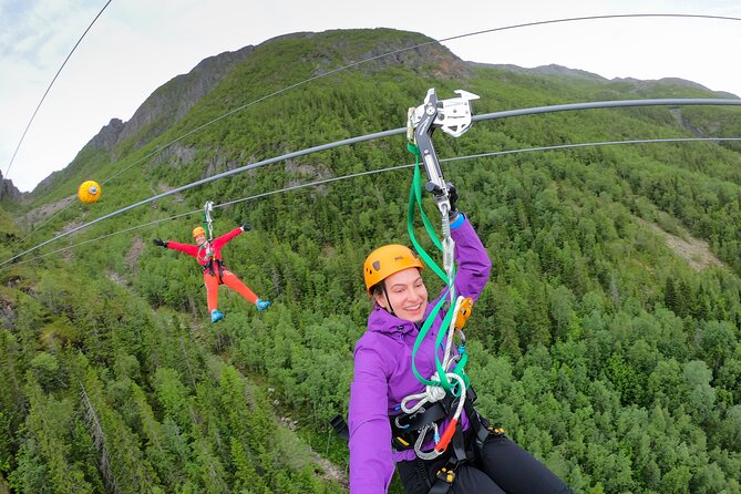 Zipline Experience in Mosjøen - Climbing the Helgelandstrappa