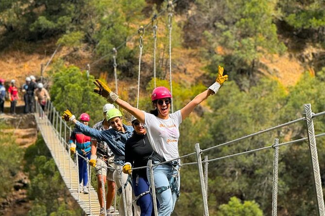 Zipline Experience out of Marrakech City in the Atlas Mountains - A Moroccan breakfast at the argan cooperative