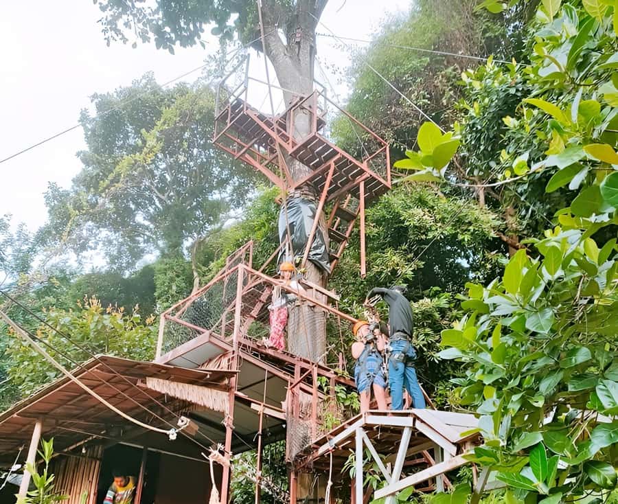 Zipline in Koh Samui Adventure activity tour - Getting there by jeep or SUV