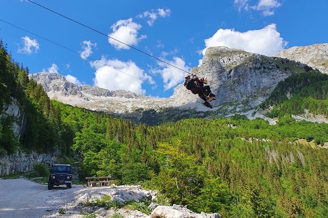Zipline in Slovenia - Meeting in Bovec and riding the 4x4