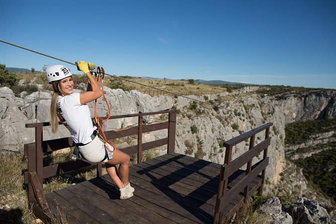 Zipline Šibenik - Čikola Canyon - Three Lines Above Čikola Canyon