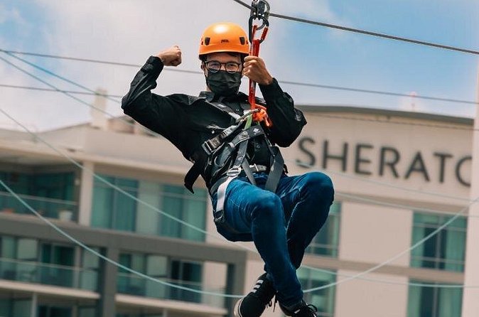 Zipline Sky Bull in Urban Environment in Toroverde urban park San Juan - A closer look at the $50 price