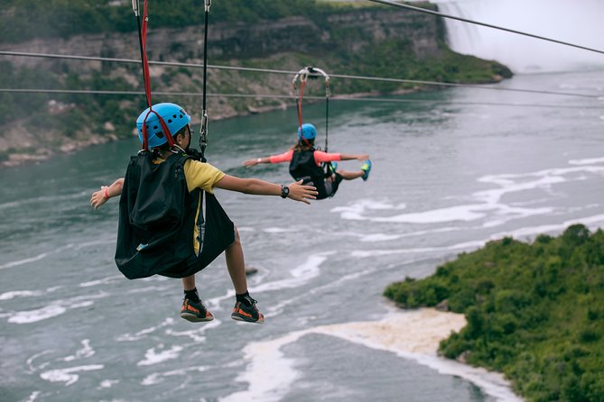 Zipline To The Falls in Niagara Falls, Canada - What the MistRider zipline actually feels like