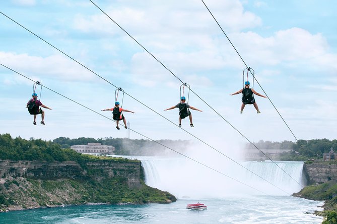 Zipline To The Falls in Niagara Falls, Canada - Getting ready at 5920 Niagara River Parkway
