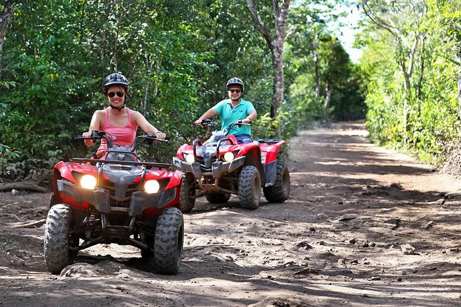 Zipline Tour includes Cenote Swim and ATV Circuit with round trip and lunch - First stop: La Ruta de los Cenotes