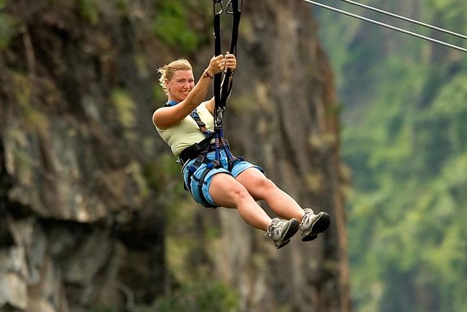 Zipline - Victoria Falls - The view from 120 meters above the Zambezi