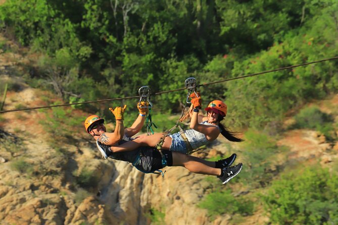 Ziplines Adventure – The Fastest & Best ones Crossing the Canyon - Flying across Wild Canyon near Cabo