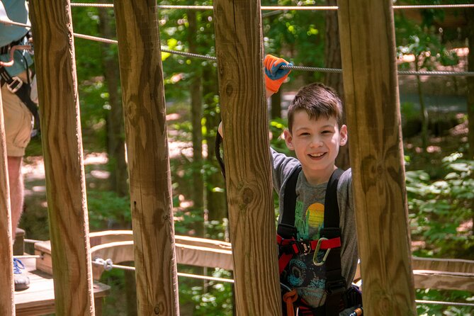 Ziplining and Climbing at The Adventure Park at Virginia Aquarium - What you are really signing up for
