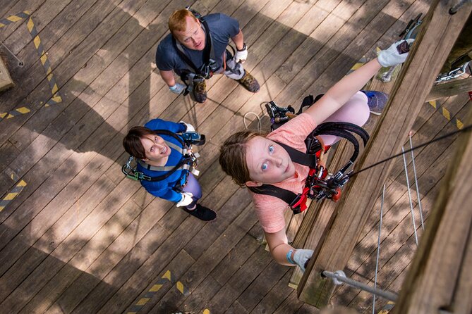 Ziplining and Climbing at The Adventure Park at Virginia Aquarium - How demanding is the course?