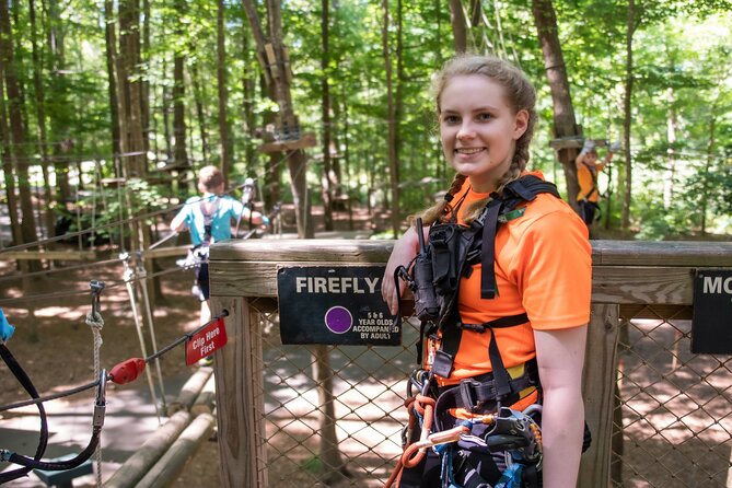 Ziplining and Climbing at The Adventure Park at Virginia Aquarium - A strong choice for families and mixed groups