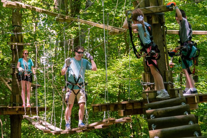 Ziplining and Climbing at The Adventure Park at Virginia Aquarium - What to bring and how to plan your energy