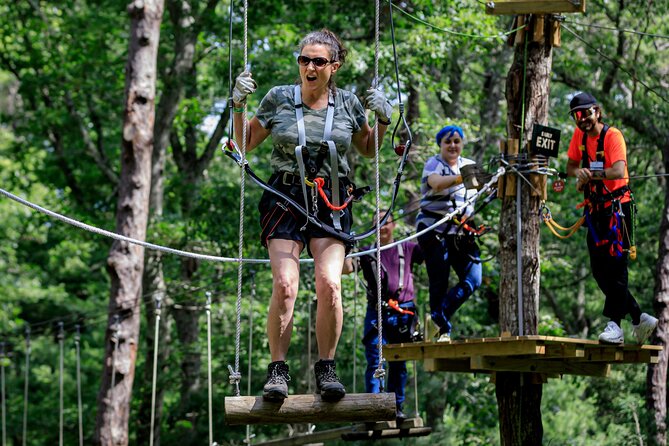 Ziplining and Climbing at The Adventure Park on Cape Cod - How to use your two hours and 30 minutes