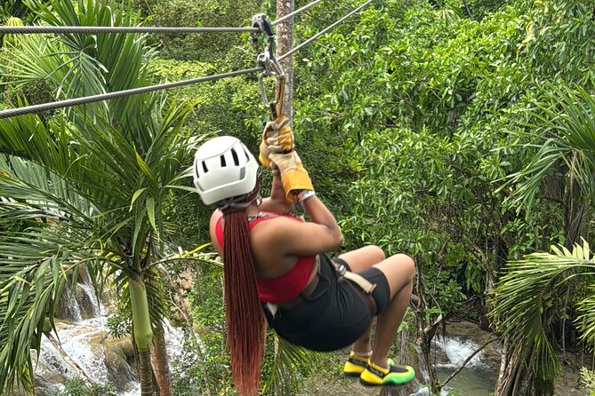 Ziplining and Dunn's River falls Combo from Montego Bay. - Two Jamaica thrills in one long day