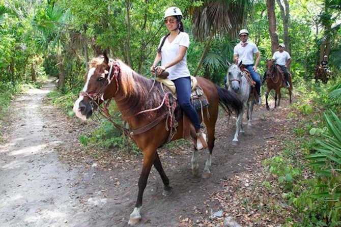 Ziplining and Horseback Riding Experience from Cancun and Playa del Carmen - Reaching the jungle by air-conditioned transfer