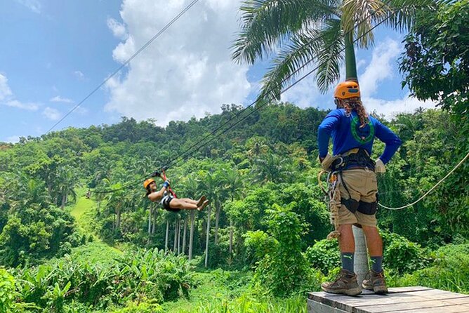 Ziplining at the Rainforest in Puerto Rico - Fitness, age, and the terrain underfoot