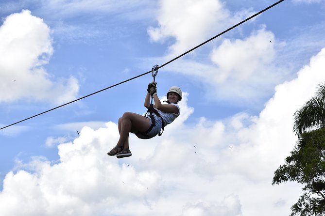 Ziplining from Punta Cana - Unique Carbon Fiber lines in Punta Cana - A 7:30 a.m. start and a 2.5-hour outing