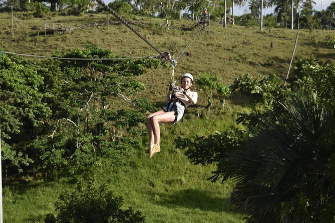 Ziplining from Punta Cana - Unique Carbon Fiber lines in Punta Cana - Who will enjoy this most?
