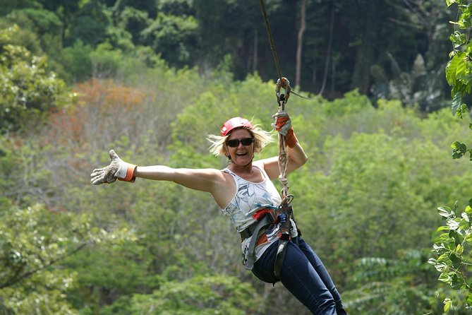 Zone A + B PACKAGE Zipline Adventure Experience - Fruit, water, and the pace between rides